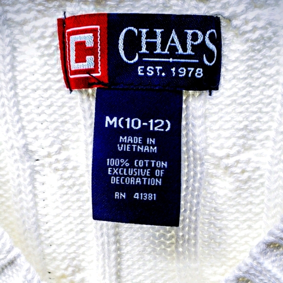 Vintage Chaps Size 10-12 Preppy Vest - Picture 3 of 6